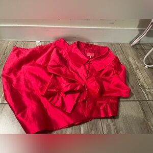 Escada silk set blazer + skirt